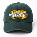 Custom Ranks & Text Premium Washed Denim Cap DC006