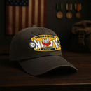 Custom Ranks & Text Premium Washed Denim Cap DC006