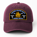 Custom Ranks & Text Premium Washed Denim Cap DC007