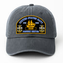 Custom Ranks & Text Premium Washed Denim Cap DC007