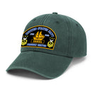 Custom Ranks & Text Premium Washed Denim Cap DC007