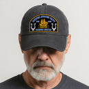Custom Ranks & Text Premium Washed Denim Cap DC007