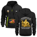 Personalized US Navy Quarter Zip Hoodie KRQZ06