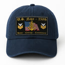 Custom Ranks & Text Premium Washed Denim Cap DC018