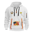 Personalized US Navy Quarter Zip Hoodie KRQZ06