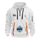 Personalized US Navy Quarter Zip Hoodie KRQZ07