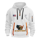 Personalized US Navy Quarter Zip Hoodie KRQZ09