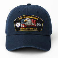 Custom Ranks & Text Premium Washed Denim Cap DC021