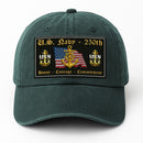 Custom Ranks & Text Premium Washed Denim Cap DC018