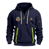 Personalized US Navy Quarter Zip Hoodie KRQZ01