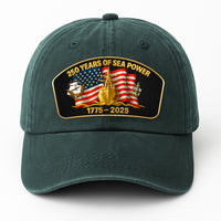 Custom Ranks & Text Premium Washed Denim Cap DC023