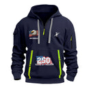 Personalized US Navy Quarter Zip Hoodie KRQZ02