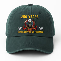 Custom Ranks & Text Premium Washed Denim Cap DC024