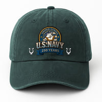 Custom Ranks & Text Premium Washed Denim Cap DC020