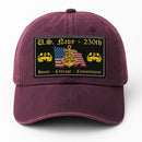 Custom Ranks & Text Premium Washed Denim Cap DC018