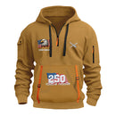 Personalized US Navy Quarter Zip Hoodie KRQZ02