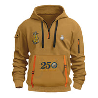 Personalized US Navy Quarter Zip Hoodie KRQZ03