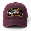 Custom Ranks & Text Premium Washed Denim Cap DC021