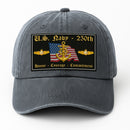 Custom Ranks & Text Premium Washed Denim Cap DC018