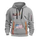 Personalized US Navy Quarter Zip Hoodie KRQZ02