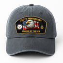 Custom Ranks & Text Premium Washed Denim Cap DC021