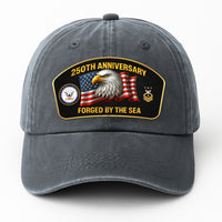 Custom Ranks & Text Premium Washed Denim Cap DC021