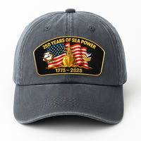 Custom Ranks & Text Premium Washed Denim Cap DC023