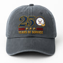 Custom Ranks & Text Premium Washed Denim Cap DC022