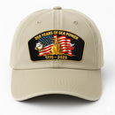 Custom Ranks & Text Premium Washed Denim Cap DC023