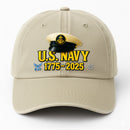 Custom Ranks & Text Premium Washed Denim Cap DC019