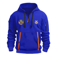 Personalized US Navy Quarter Zip Hoodie KRQZ01