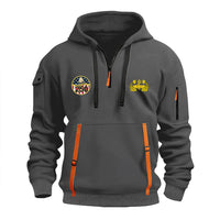 Personalized US Navy Quarter Zip Hoodie KRQZ01