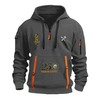 Personalized US Navy Quarter Zip Hoodie KRQZ03
