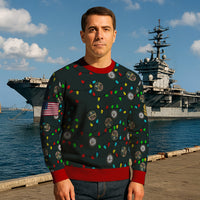 Personalized US Navy Christmas Ugly Sweater UST012