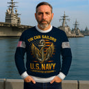 Personalized US Navy Sweatshirt KRSTS10