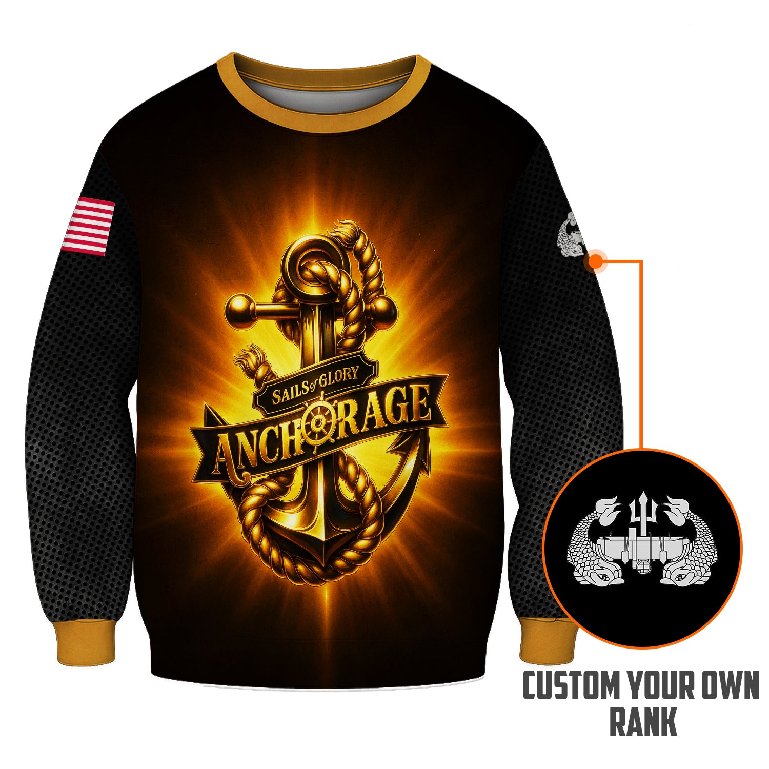 Personalized US Navy Sweatshirt KRSTS09