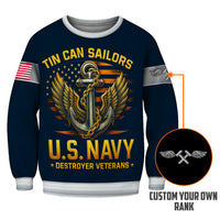 Personalized US Navy Sweatshirt KRSTS10