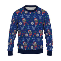 US Navy 250 America Christmas Ugly Sweater