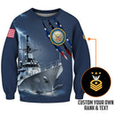 Personalized US Navy Sweatshirt KRSTS03