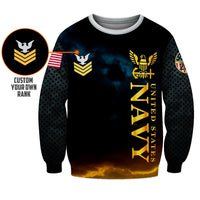 Personalized US Navy Sweatshirt KRSTS08