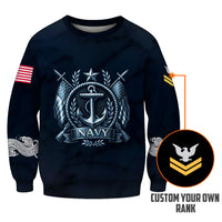 Personalized US Navy Sweatshirt KRSTS06