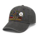 Custom Ranks & Text Premium Washed Denim Cap DC022