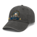 Custom Ranks & Text Premium Washed Denim Cap DC020