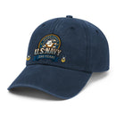 Custom Ranks & Text Premium Washed Denim Cap DC020