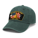 Custom Ranks & Text Premium Washed Denim Cap DC023