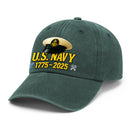 Custom Ranks & Text Premium Washed Denim Cap DC019