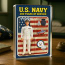 Personalized Acrylic Plaque with White Uniform