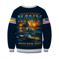 Personalized US Navy Sweatshirt KRSTS10