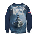 Personalized US Navy Sweatshirt KRSTS03