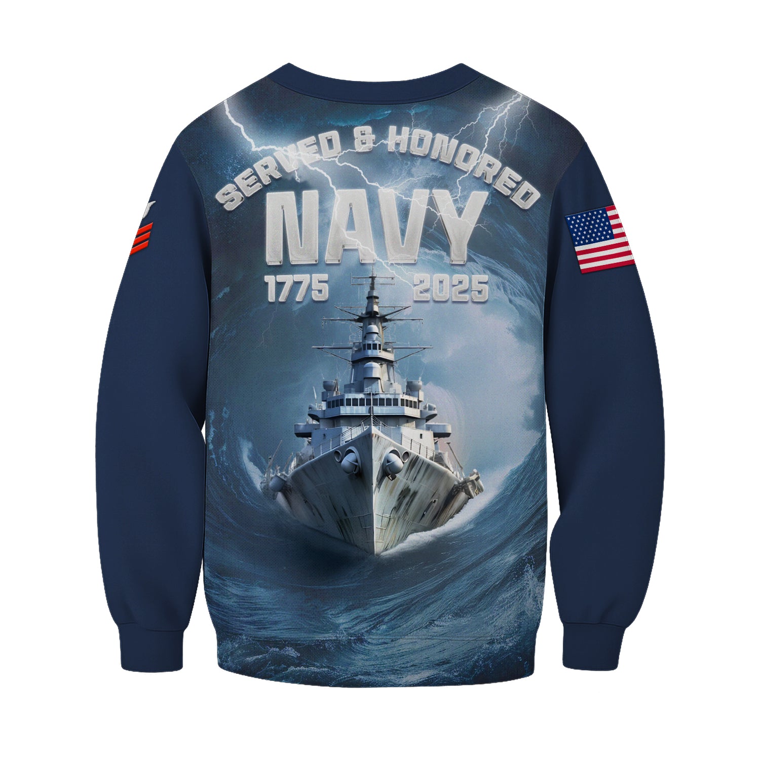 Personalized US Navy Sweatshirt KRSTS03